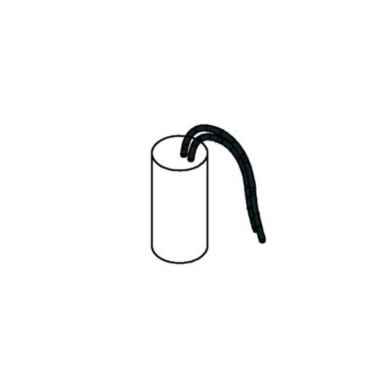 Condensateur pp8µf-400v ul recog.cavi 250mm conn.  - FAAC 7601355 