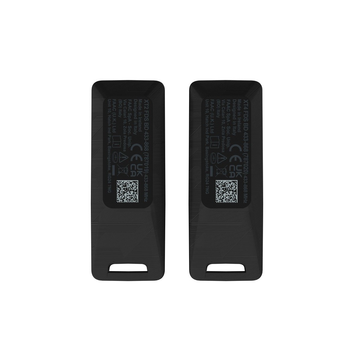 Emetteur xt4 fds bd 433-868 noir. maintient la compatibilité slh. - FAAC 787020 