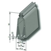 Bord securite - ck99 (l=1,75m). epaisseur 99mm, longueur 1750mm - FAAC 991750 