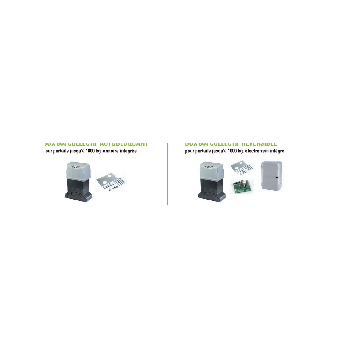 Box 844 r z12 avec e145s, boitier, plaque de fondation et carte mini-service - FAAC BX844ZE145 