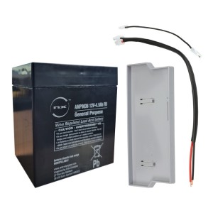 Kit batterie de secours pour platine e124(390926,batt12v4a) - FAAC E390926 