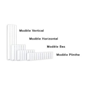 Radiateur Fonte NOIROT - BELLAGIO Smart ECOControl 2000W Horizontal Gris Anthracite N1687SEHS