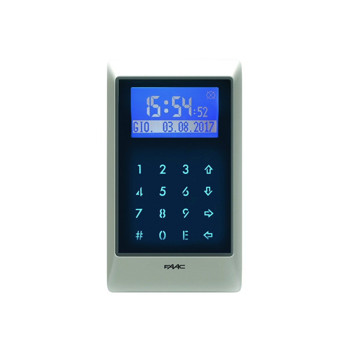 Xkpr 125d da – keypad+prox reader + disp 125khz dual ant. - FAAC 103221 