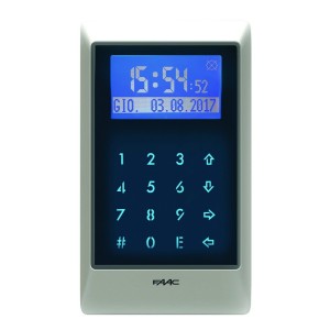 Xkpr 125d da – keypad+prox reader + disp 125khz dual ant. - FAAC 103221 