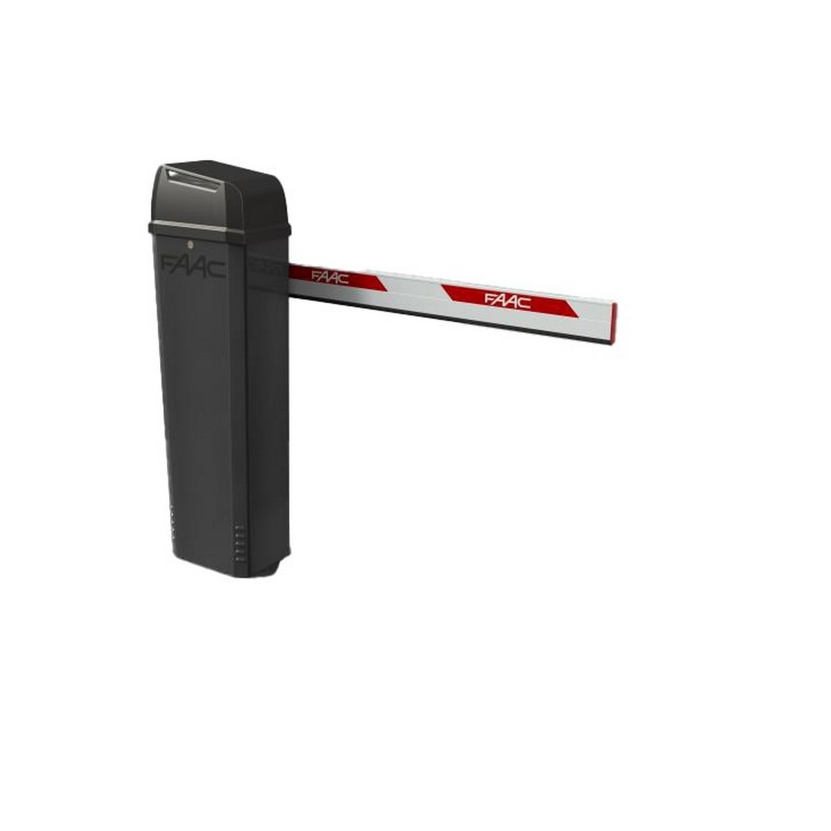 B614 barriere 24v (230v) ral gris 7021. vendu sans la lisse - FAAC 1046142 