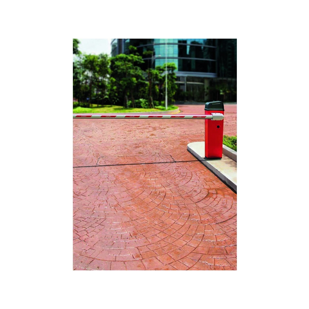 Barriere b614 24v electromeca., carte elec., acc. instal. cle dev triangle - FAAC 104614 