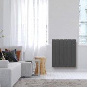 Radiateur Fonte NOIROT - BELLAGIO Smart ECOControl 2000W Horizontal Gris Anthracite N1687SEHS