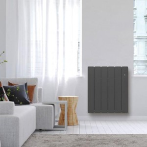 Radiateur Fonte NOIROT - BELLAGIO Smart ECOControl 2000W Horizontal Gris Anthracite N1687SEHS
