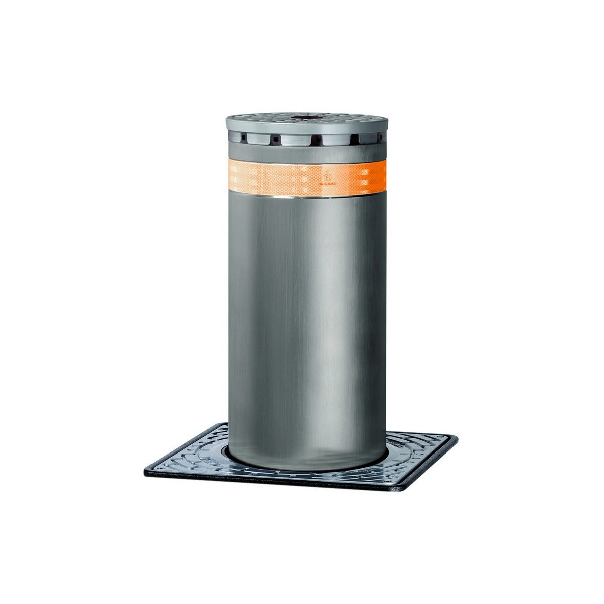 J275 f h800mm acier peint ral7021 avec led et cylindre. - FAAC 116021 