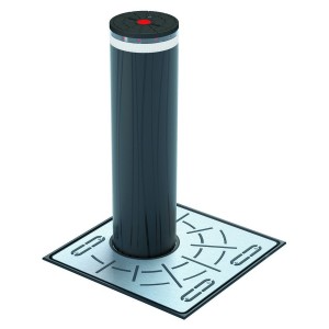 Js48 ha efo h1000mm acier peint ral7021 avec led et cylindre. - FAAC 117051 