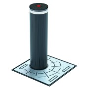 Js80 ha efo h1000mm acier peint ral7021 avec led et cylindre. - FAAC 117551 