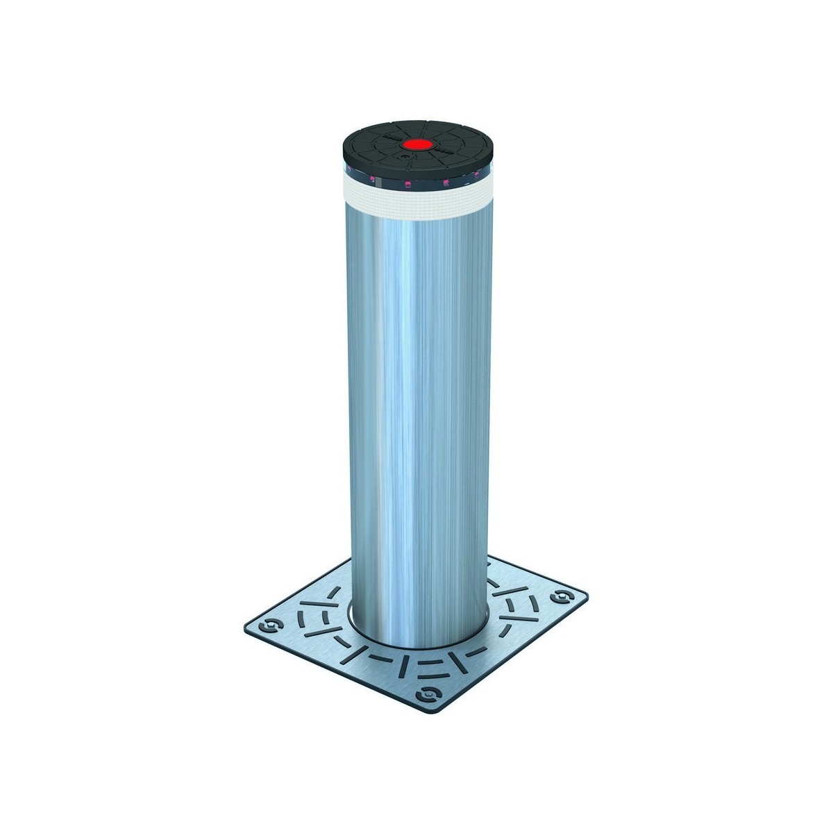 Js80 r h1000mm acier inox aisi 316 avec led et cylindre. - FAAC 117801 