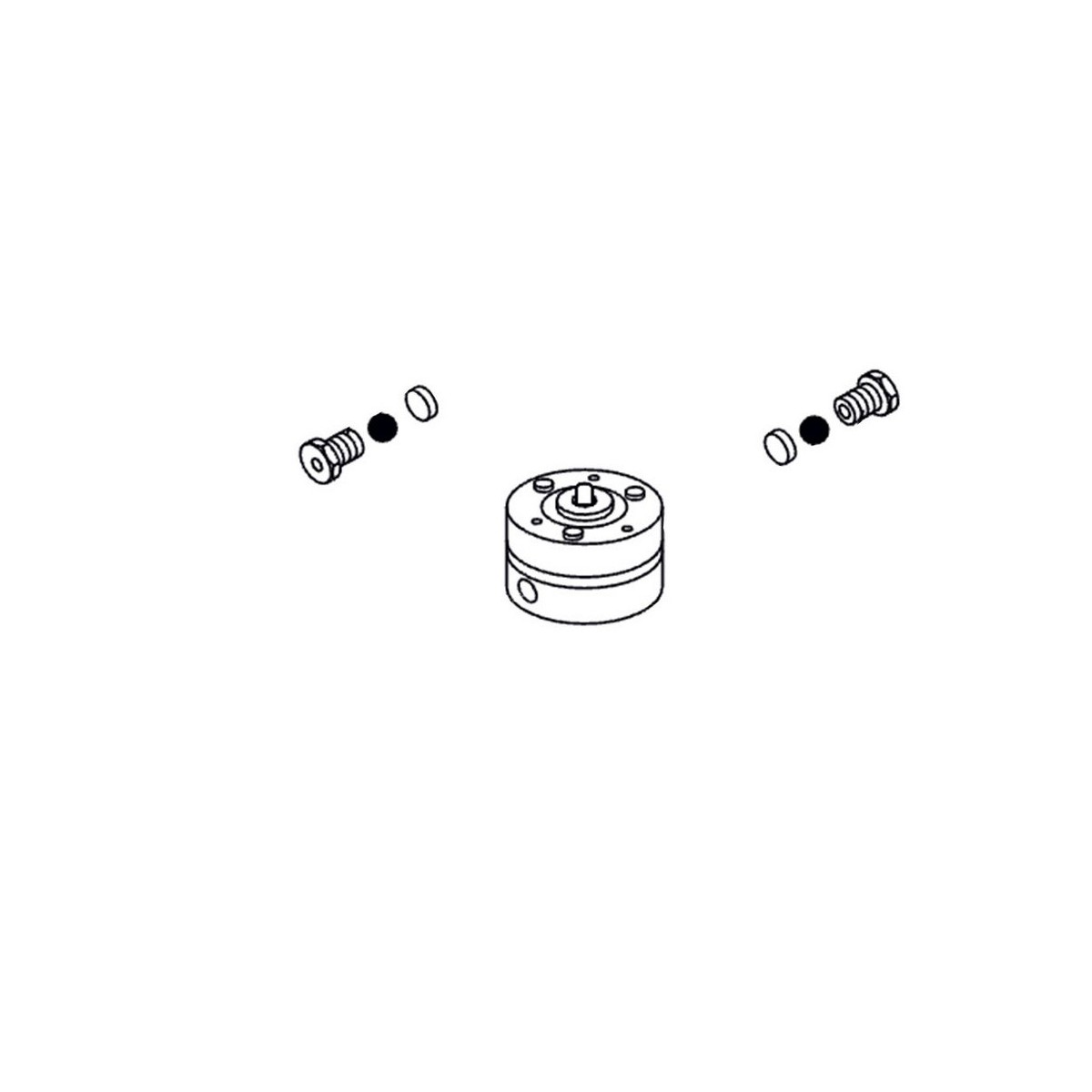 580 - pompe 1 litre pour moteur hydraulique de porte de garage 580 - FAAC 3204005 