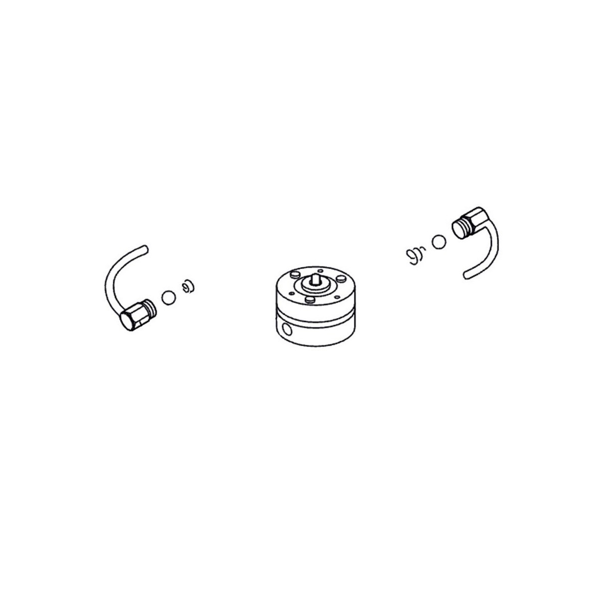 560 - pompe 1 litre pour moteur hydraulique de porte de garage 560 - FAAC 3204335 