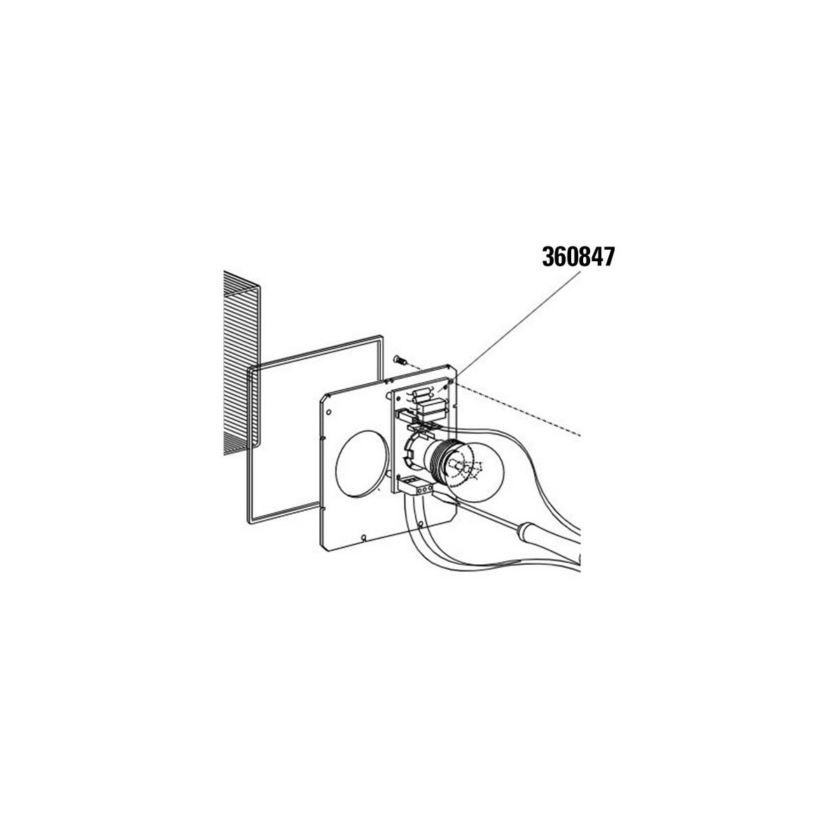 Carte electronique pour lampe faaclight 230 v - FAAC 360847 
