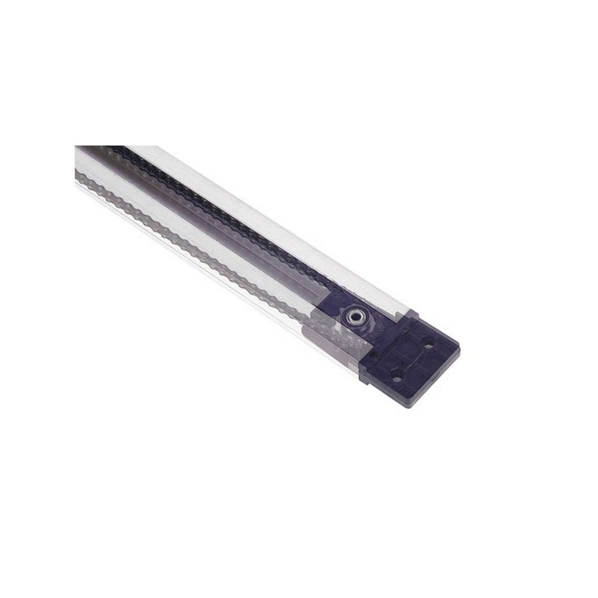 Rail unique a courroie l2600mm pour porte basculante de l3000xh2600mm - FAAC 390126 