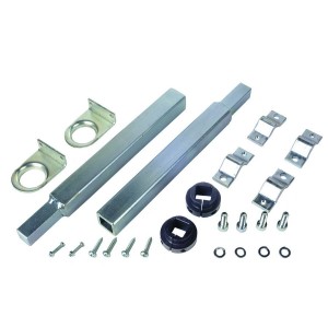 580_paire de tubes de transmission avec supports lateraux, installation 1 op - FAAC 390434 
