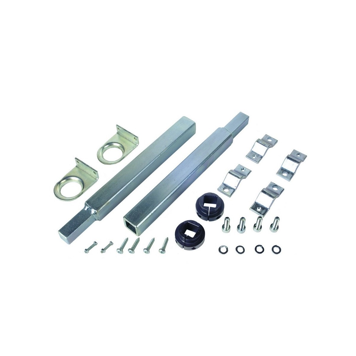 580_paire de tubes de transmission avec supports lateraux, installation 2 op - FAAC 390435 