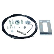 Kit de deverrouillage exterieur pour porte de garage (cable+gaine+accessoires) - FAAC 390607 