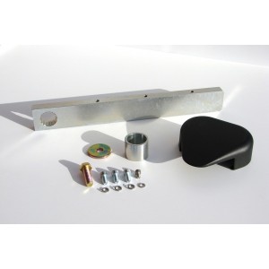 620 - flasque de fixation lisse rectangulaire pour barriere 620 - FAAC 428344 