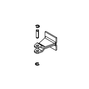 Attache sur vantail + axe 402  - FAAC 4304015 