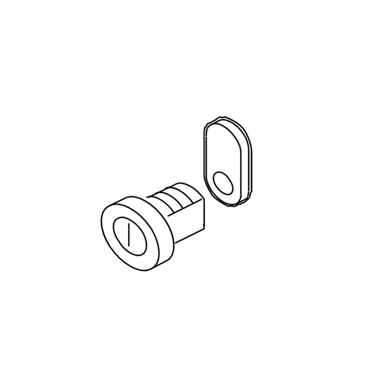 Serrure coffre b680h - FAAC 63000121 