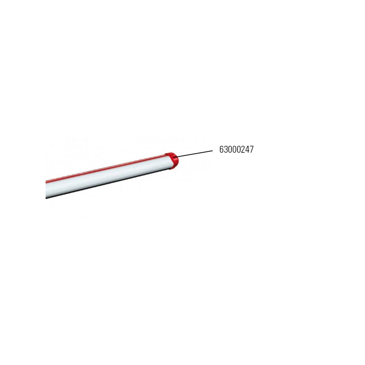 B680h - bouchon de lisse l (1 piece) - FAAC 63000247 