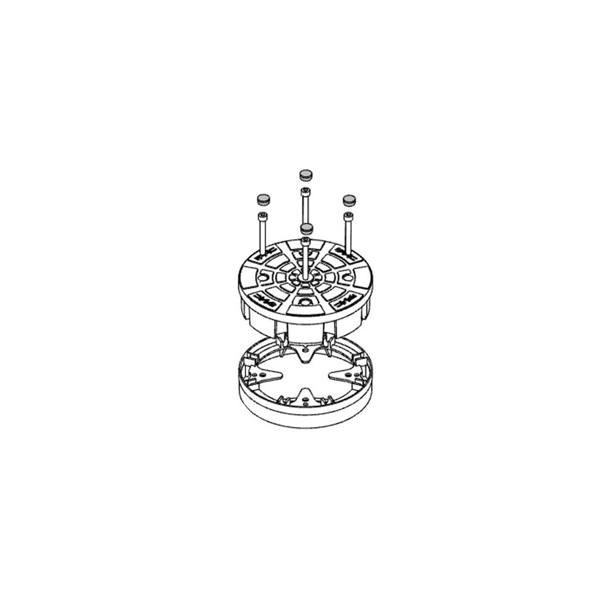J200 - tete de borne pour modele j200 ha et f - FAAC 63000271 