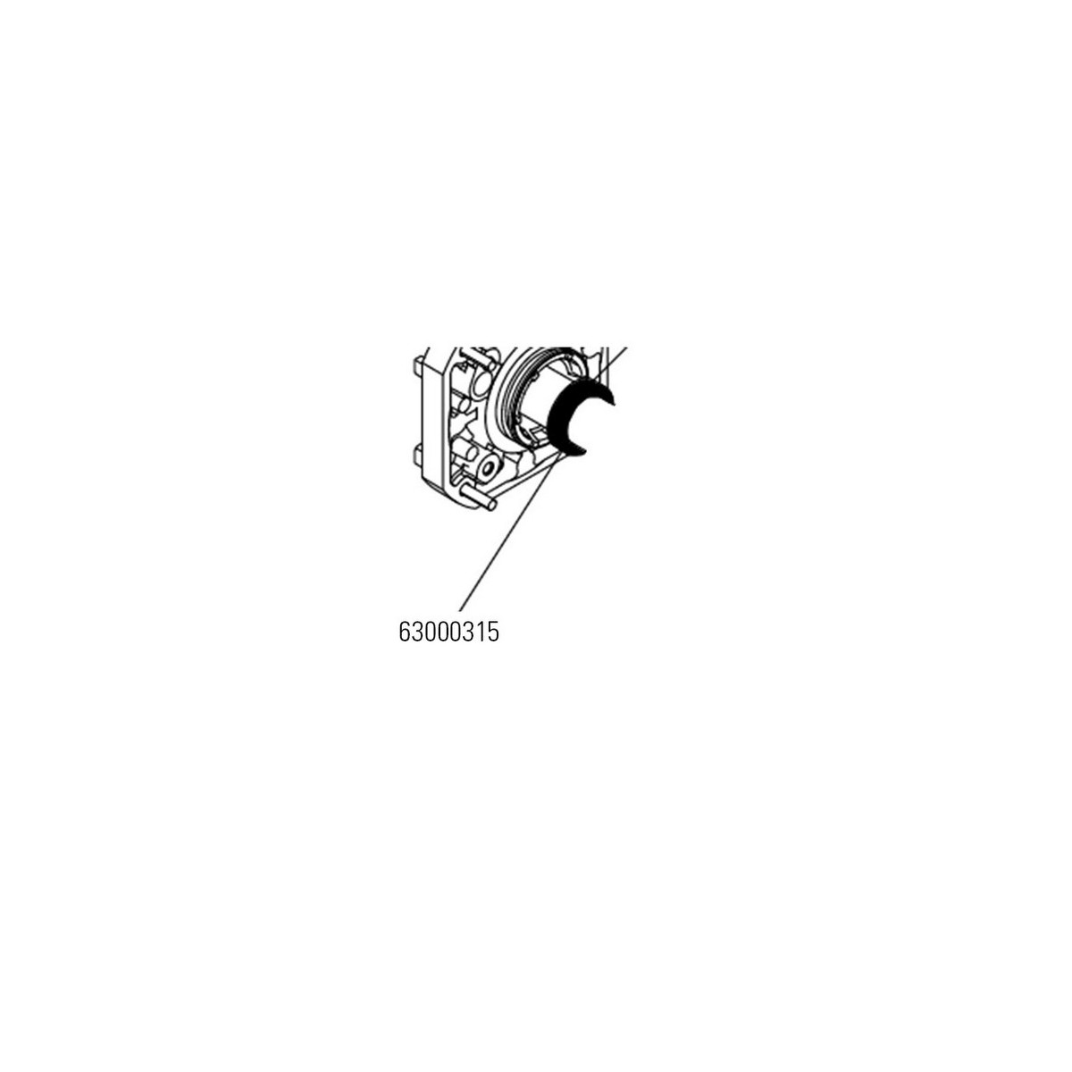 Joints de flasque avant pour moteurs hydrauliques 400 et s450h (10pc) - FAAC 63000315 