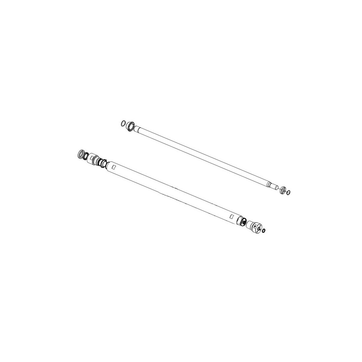 Ensemble piston plongeur d.22 j275ha h600 - FAAC 63000537 