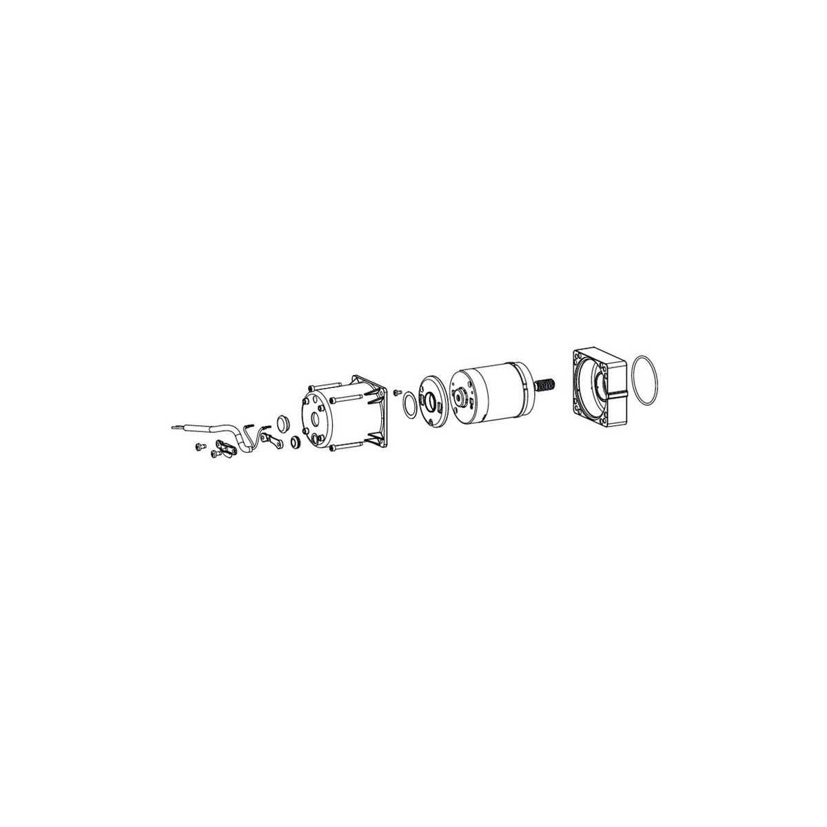 Groupe moteur 24v pour op 390 - FAAC 63000596 