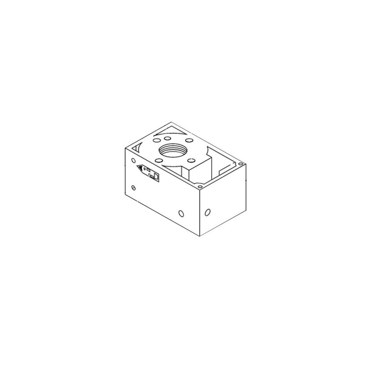 746/844 - demi corps d'operateur. version avt 2020, remplacée par 63001606 - FAAC 63000597 