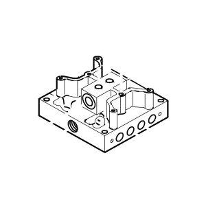 750 - flasque de distribution pour 750 cbac (v.1996) - FAAC 63000613 