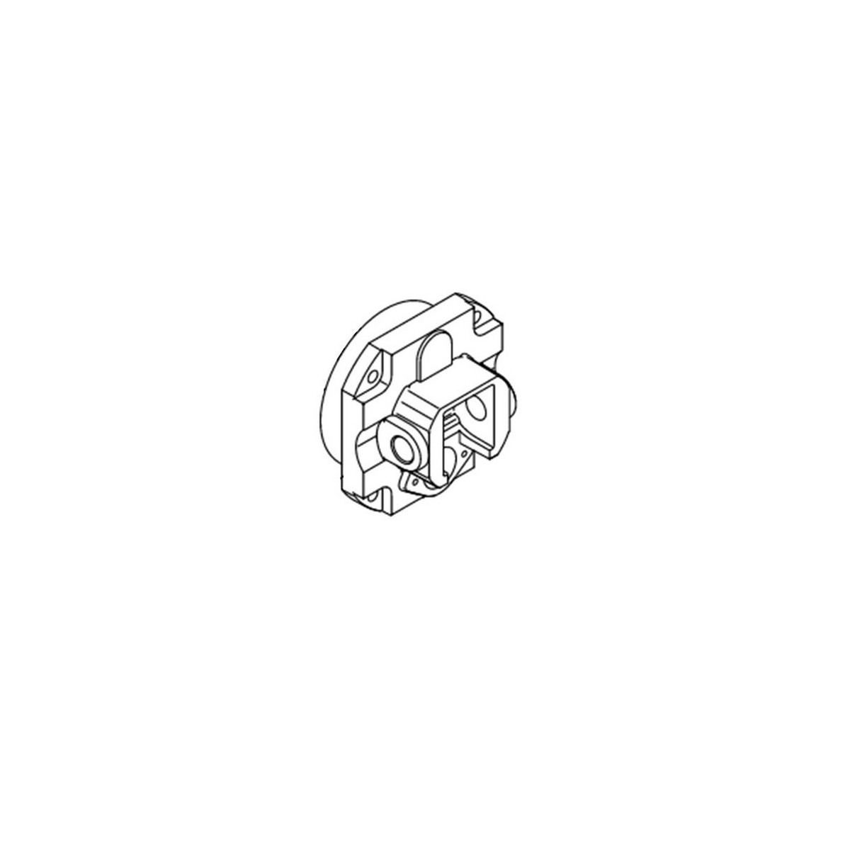  s450h - flasque posterieure pour operateur hydraulique s450h cbac et sb - FAAC 63000806 