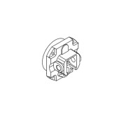  s450h - flasque posterieure pour operateur hydraulique s450h cbac et sb - FAAC 63000806 