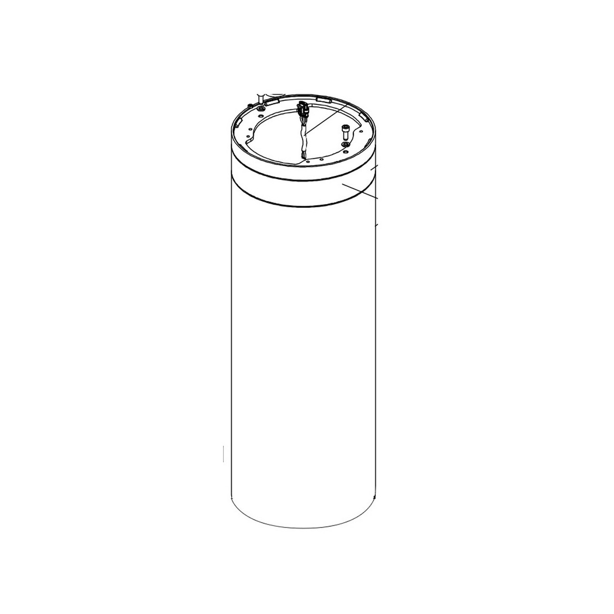 Cylindre j275ha h800 avec bandeau reflechissant - FAAC 63000936 