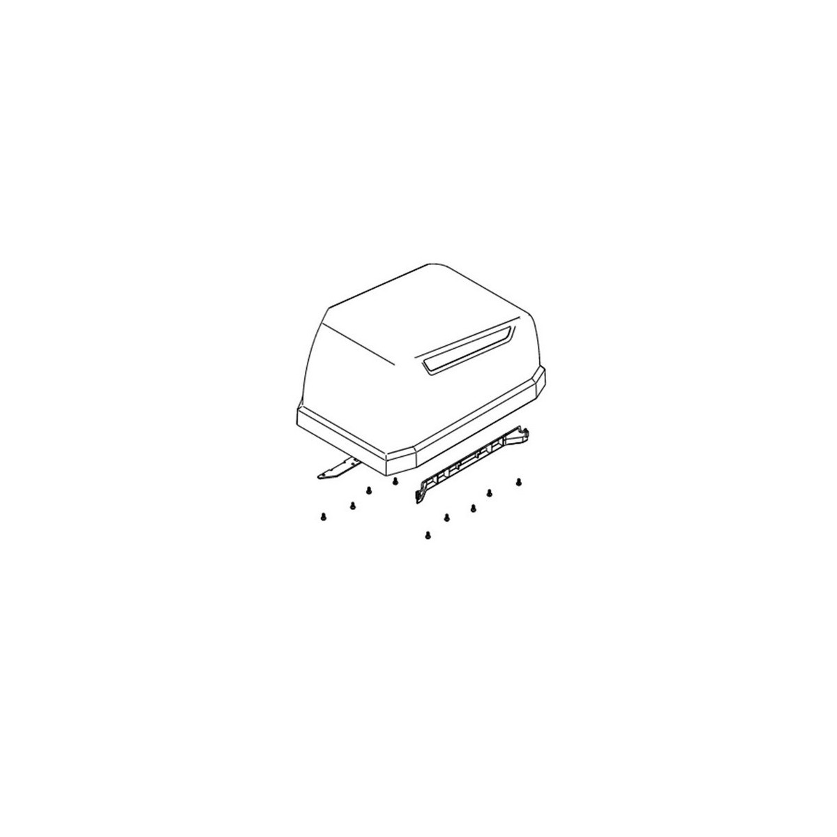 B614 - capot superieur - FAAC 63001038 