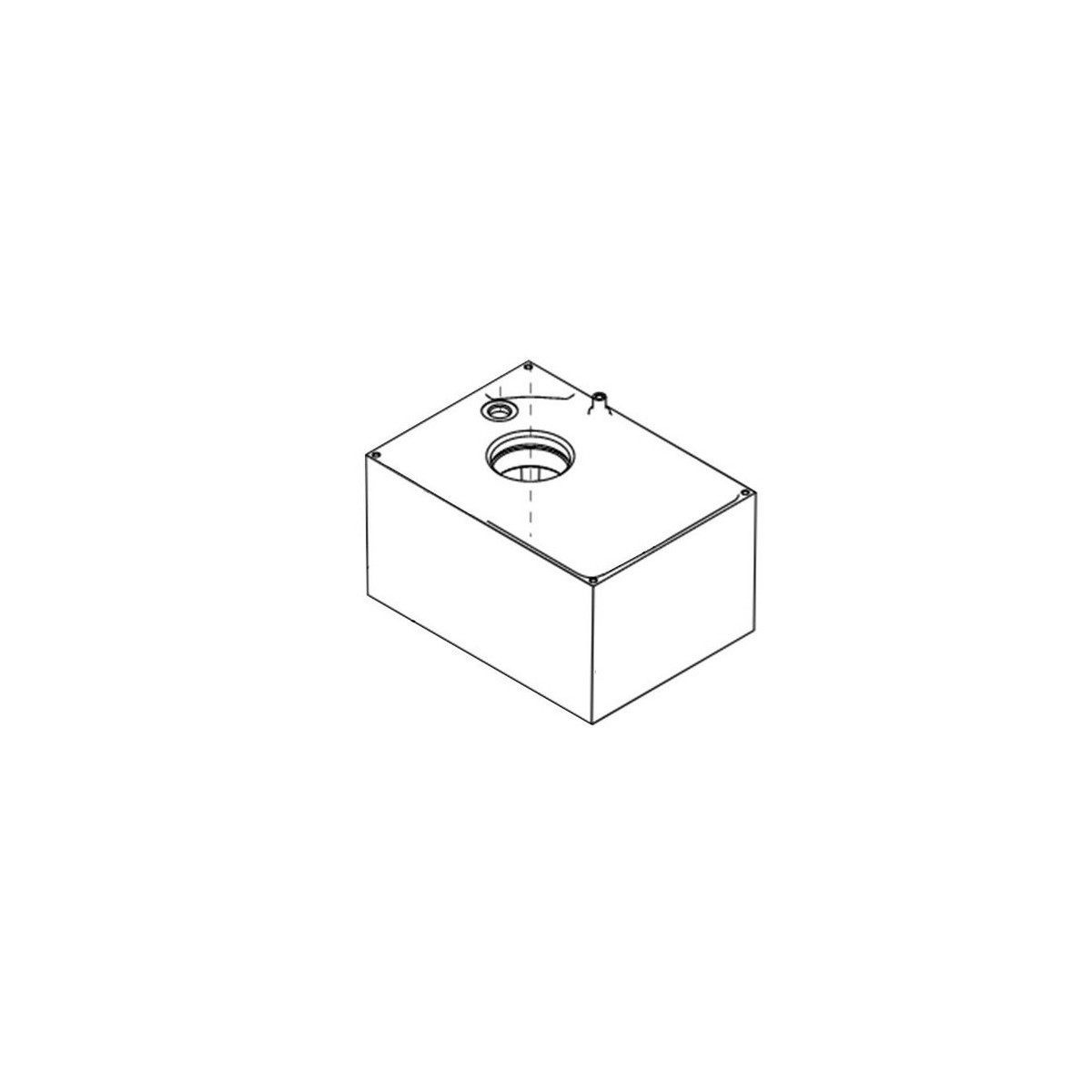 746/844 - demi corps d'operateur. version apres 2020. comprend 4 vis m4. - FAAC 63001606 