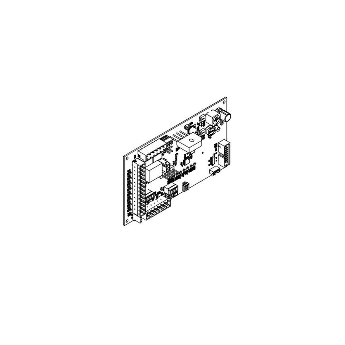 Platine entree/sortie 950n2 pour operateur portes battantes 950n2 - FAAC 63003257 