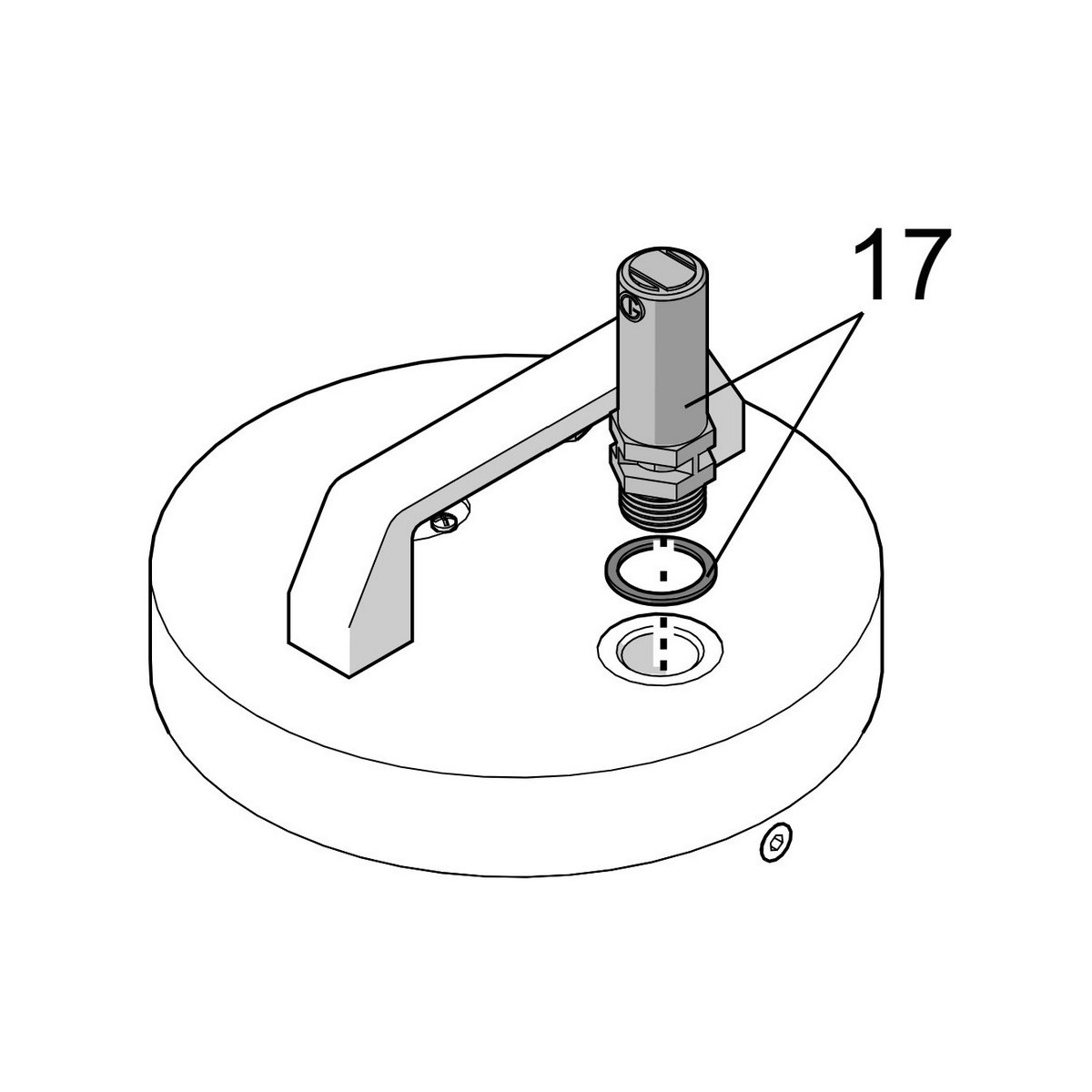 J355 ha m50 bouchon air - FAAC 63003388 