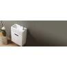 Meuble Lave-mains rectangulaire à suspendre - mini 25/45/60 BLANC ouverture droite - CRISTINA ONDYNA MS5251B