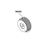 760 - bague piston pour operateurs hydrauliques 760 pour portails battants - FAAC 7049195 