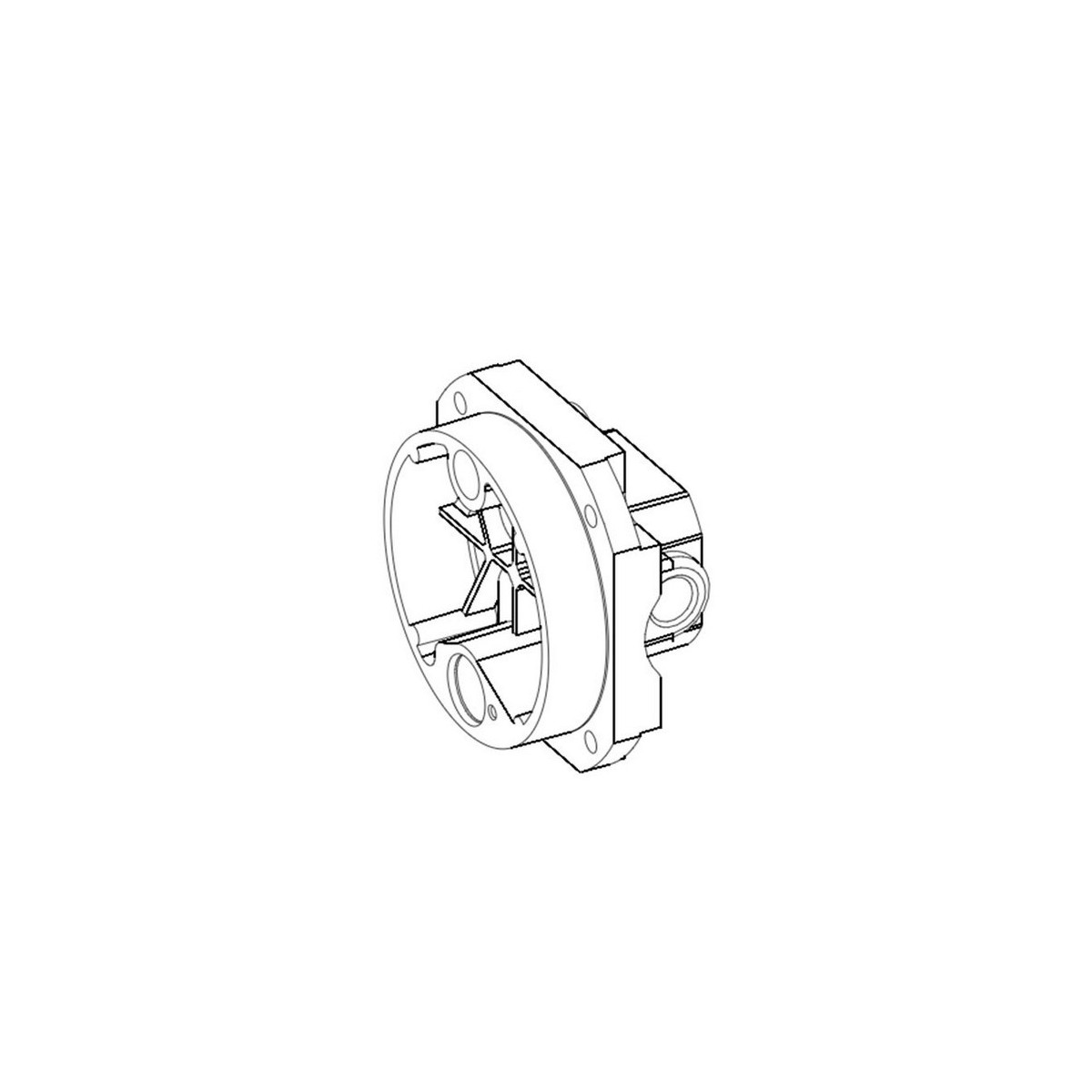 Flasque arriere op 402 sbs - FAAC 7171485 