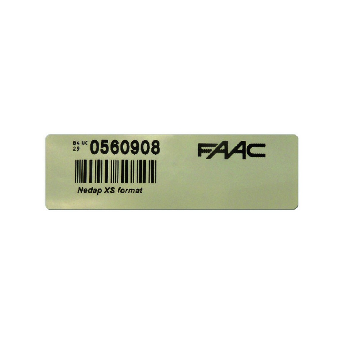 Tag uhf 868 adhesif 90x27mm - FAAC 786348 