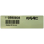 Tag uhf 868 adhesif 90x27mm - FAAC 786348 
