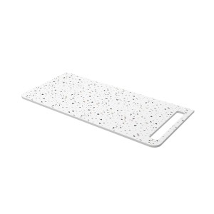 Plan de toilette UNIIQ 990 gauche solid surface BLANC MAT  - SALGAR 103179 