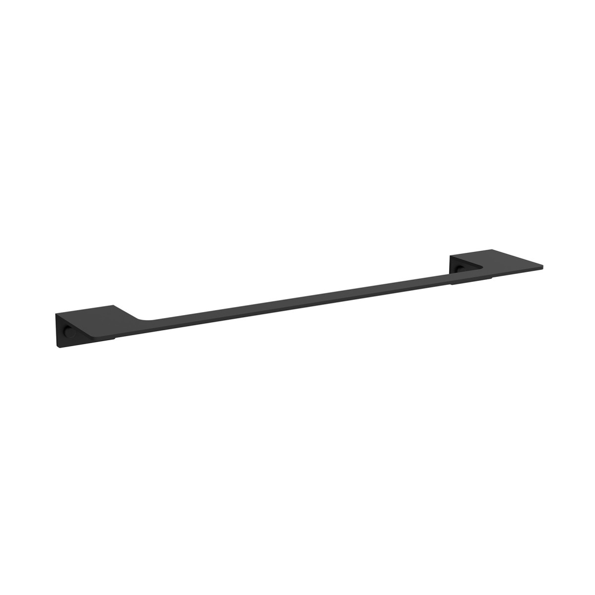 Barre porte-serviette SQUARE 44 NOIR MAT 440 x 75 x 28 mm - SALGAR 103337 