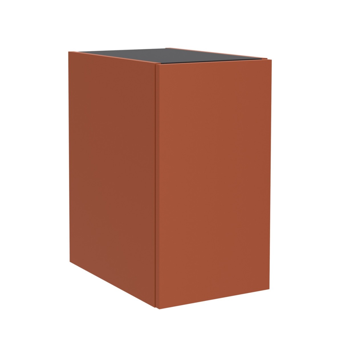 Coquette ALLIANCE 300 réversible 1 porte avec système push TERRACOTA - SALGAR 103623 