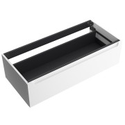 Coquette MONTERREY 1200 1 tiroir métallique WHITE COTTON 1197x270x450 mm - SALGAR 96448 