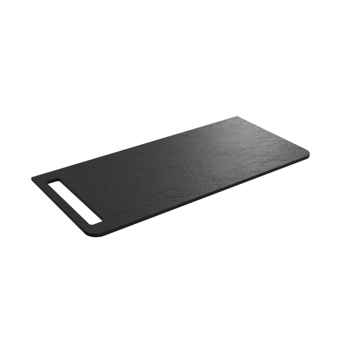 Plan de toilette UNIIQ 690 ARDOISE noirE 690x12x460mm - SALGAR 96783 